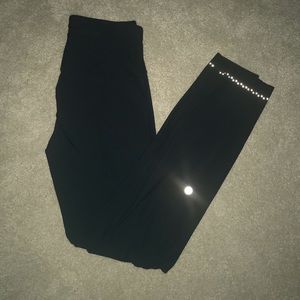 lululemon Zoned in leggings reflective